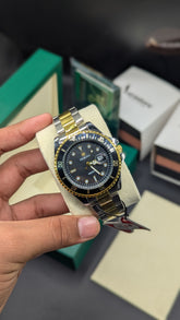 ProKing Two Tone Quartz Steel Watch+ Rotate Dial