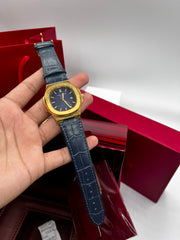 Patek Phillipe Leather ( Blue Copper )