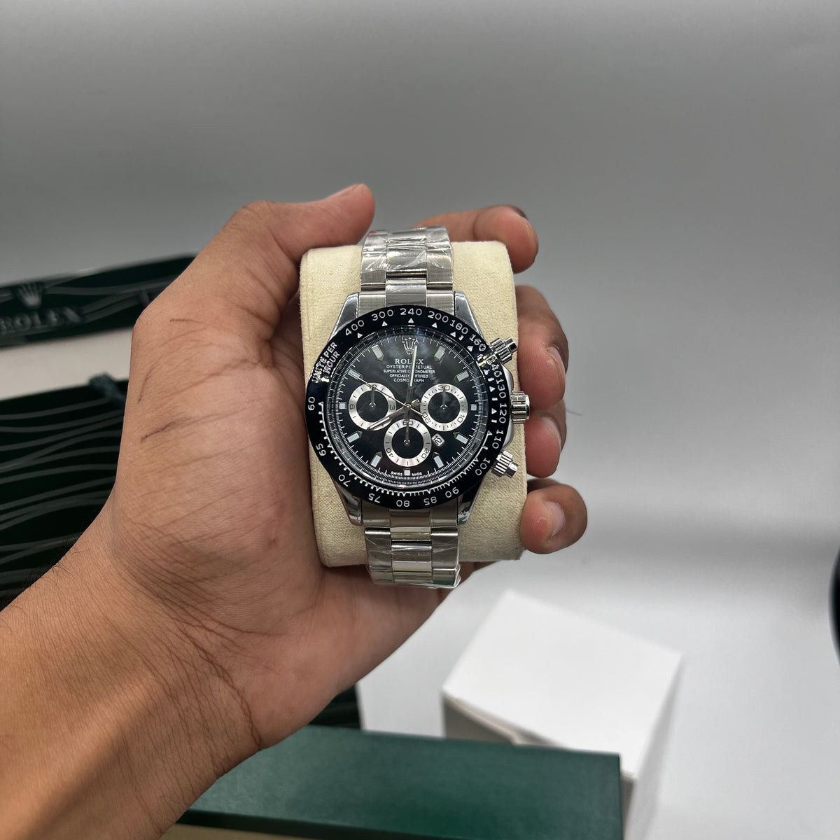 RLX Daytona Black Dial