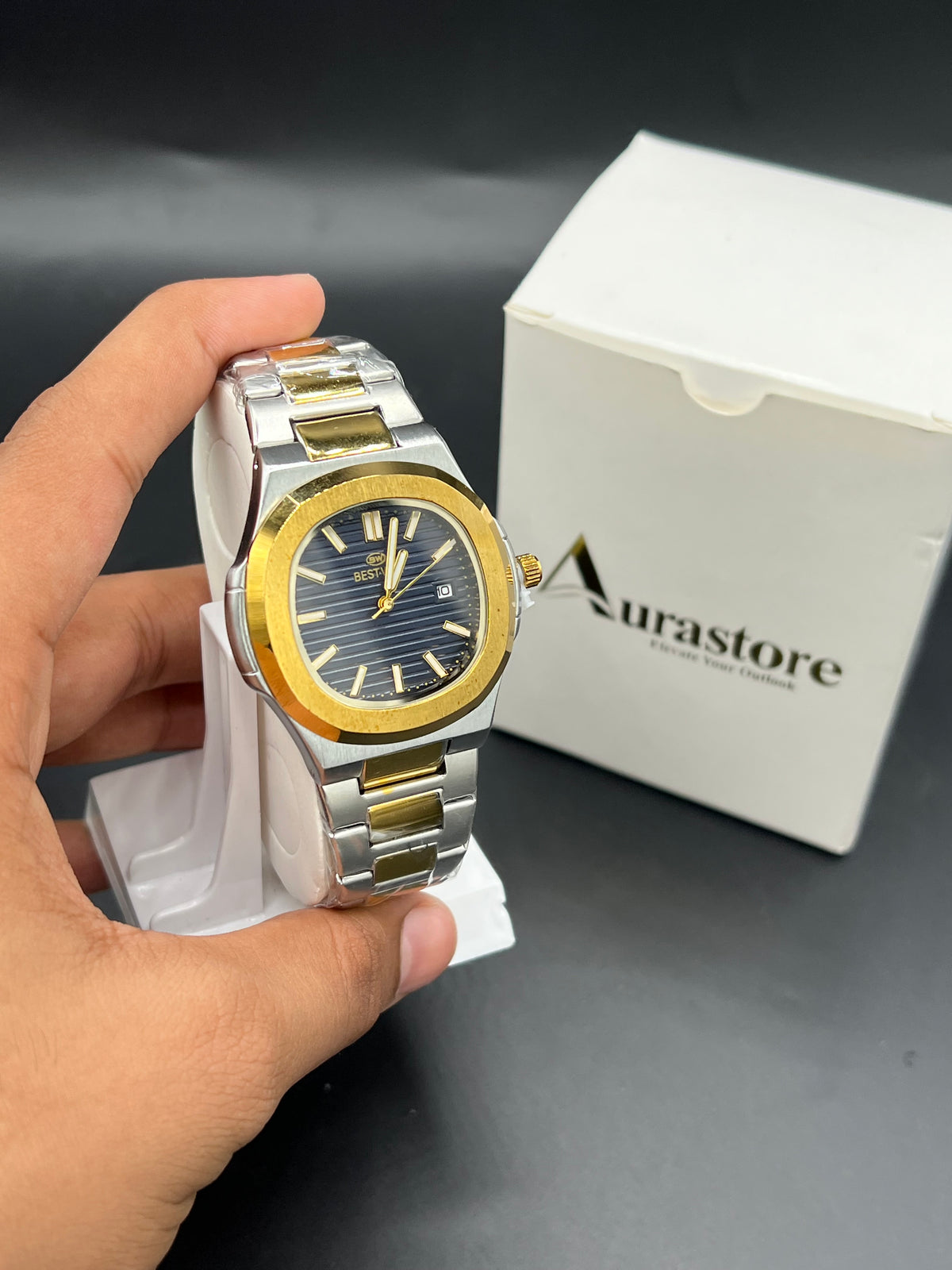 BestWin TwoTone Blue Dial