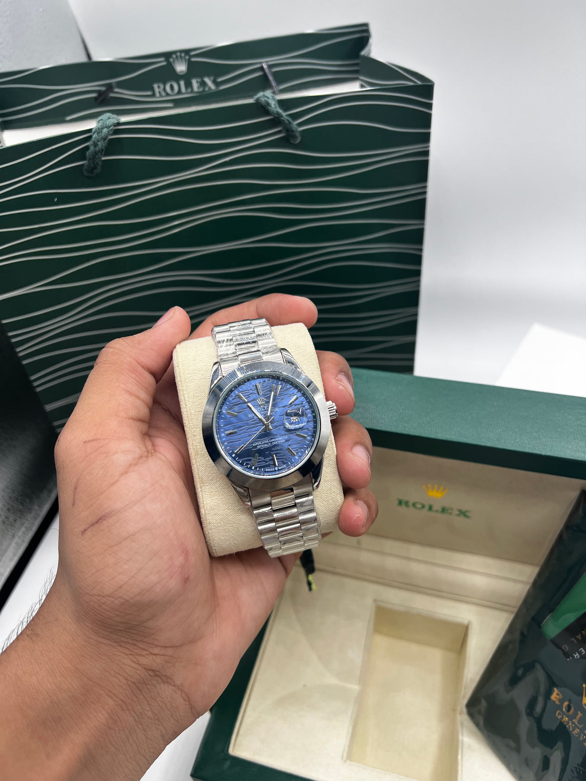 RLX Blue DateJust Oyster
