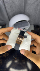 Proking Strap RoseGold Dial ( Silicon Strap With Master Lock