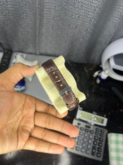 Cartier Leather Strap ( Brown )