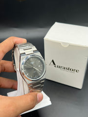 Tissot PRX Plain Black Dial