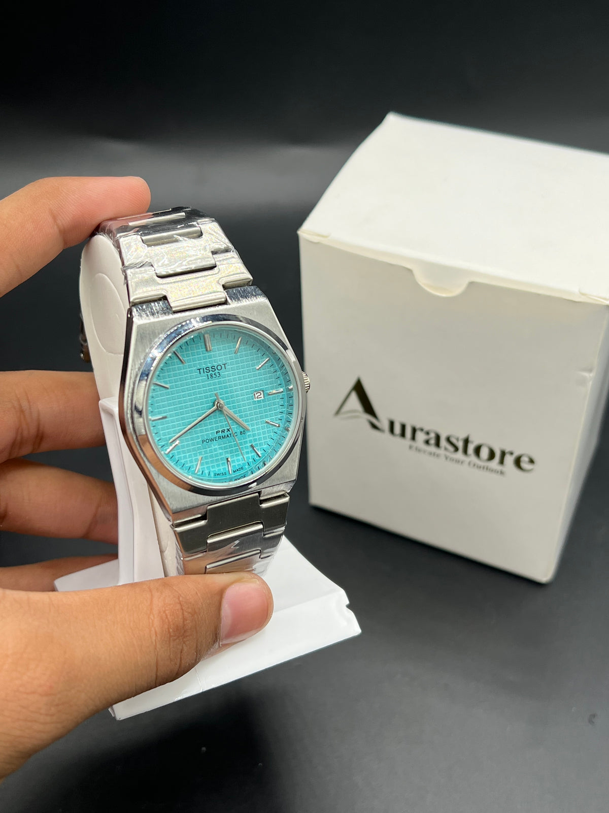 Tissot PRX Tiffany Textured