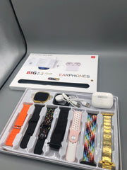 7 Straps + Earbuds i20 Max Watch