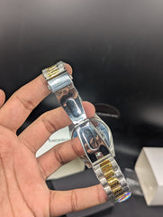 Aqua Time Quartz Stainless Steel Date Working