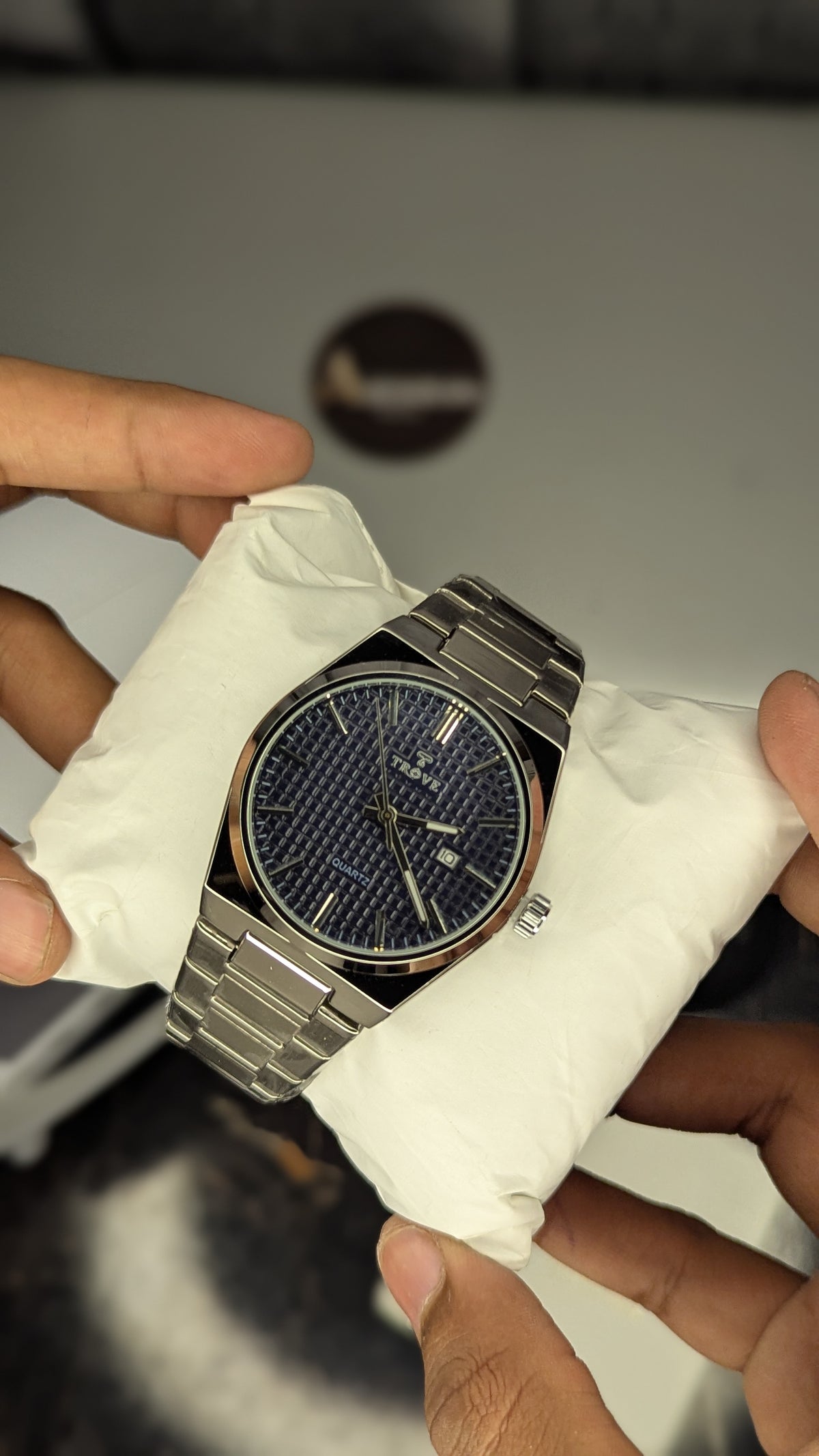 TROVE PRX SILVER-Green Dial ( Heavy Weight)