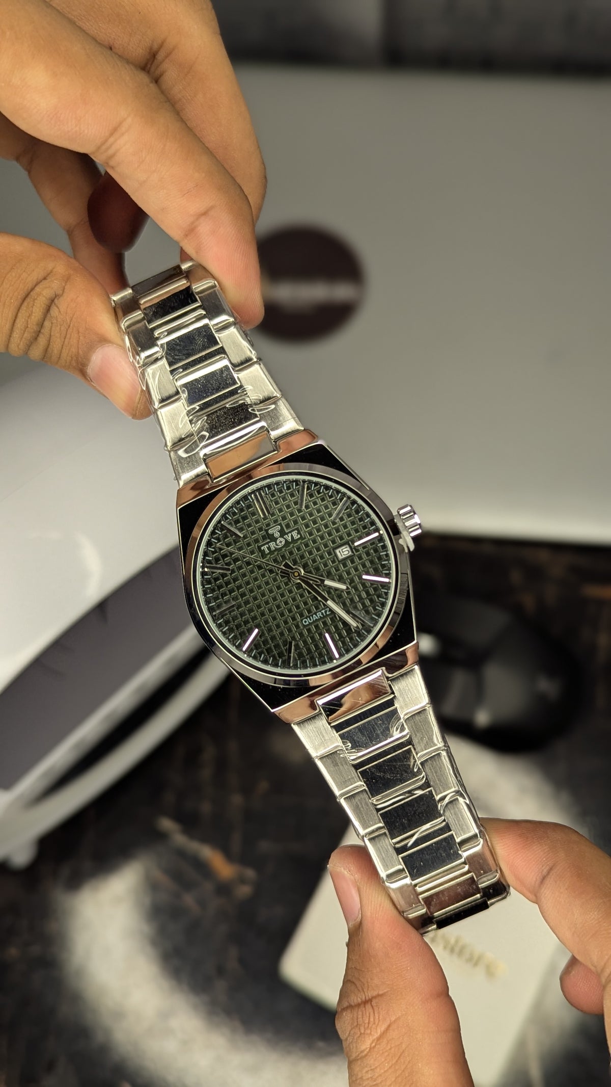 TROVE PRX Silver-Green Dial ( Heavy Weight)