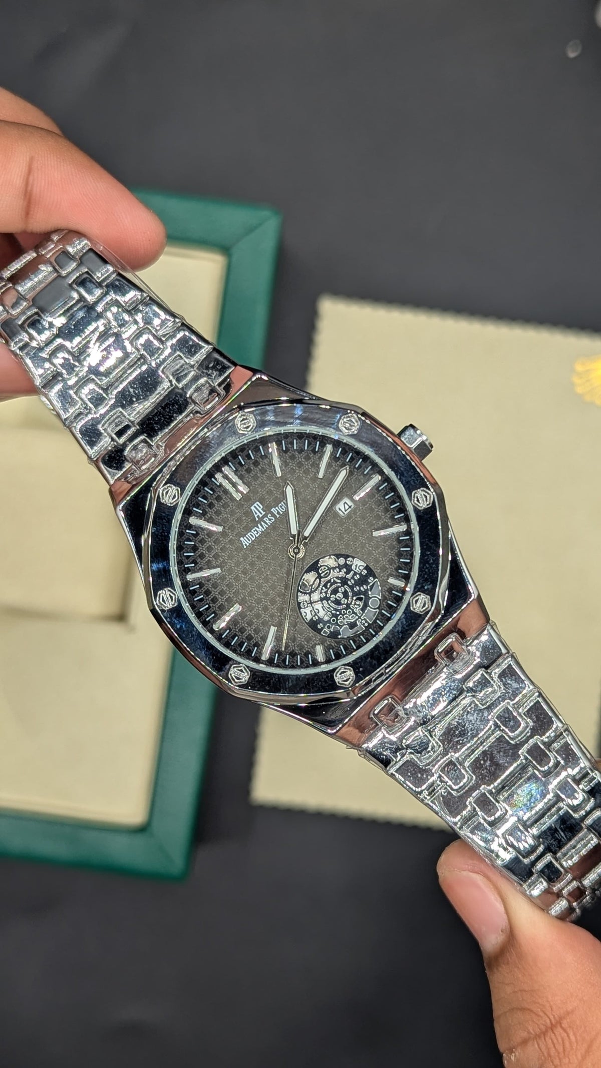 AP Royal Oak - Open Heart Quartz Watch -