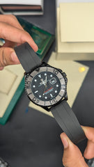 RLX Yatch Master Premium Silicone Strap | Stainless Steel Dial