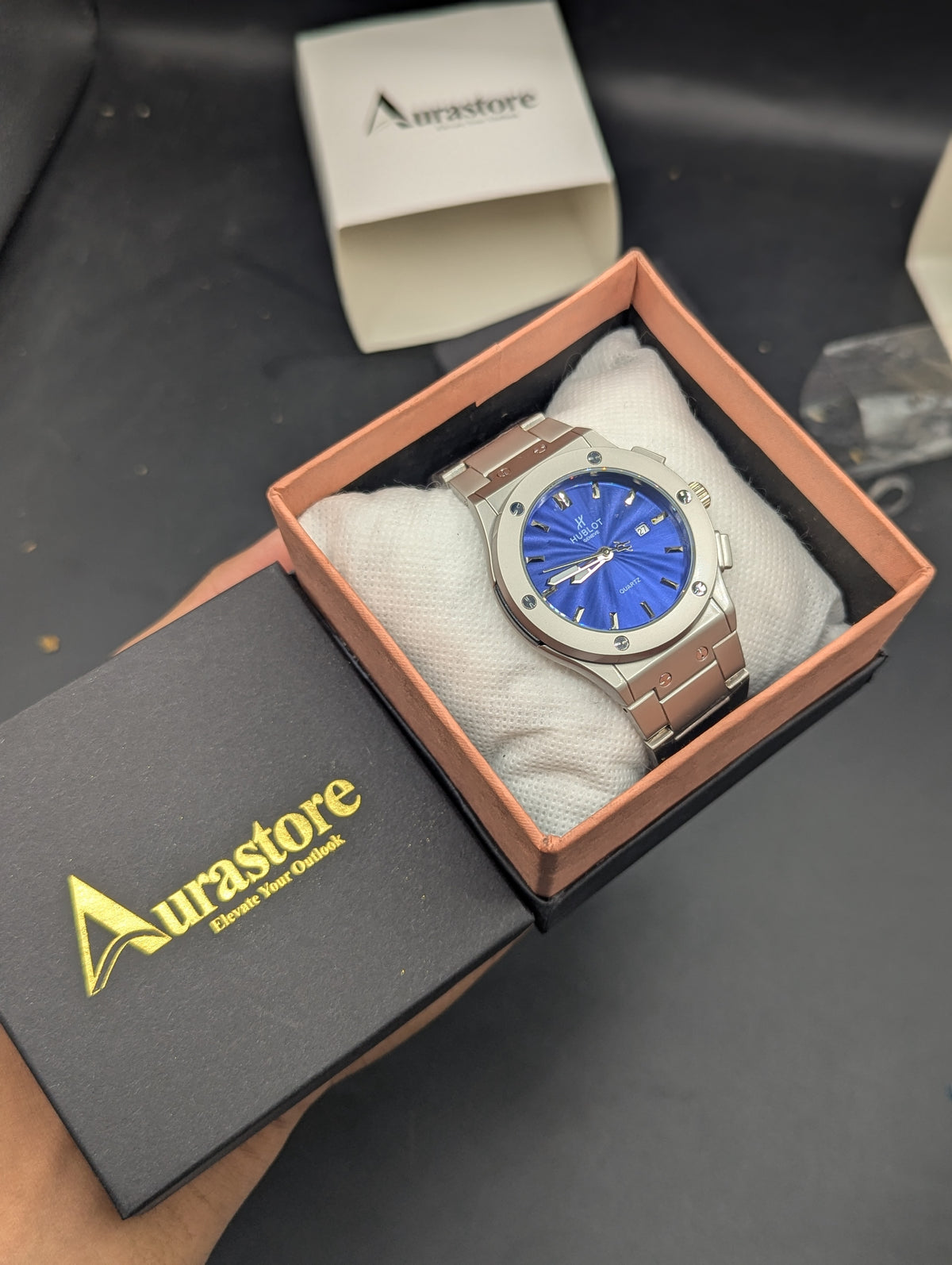 HBLT Premium Quartz Steel Watch 160gram