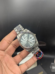 Aqua Time Quartz Stainless Steel Date Working