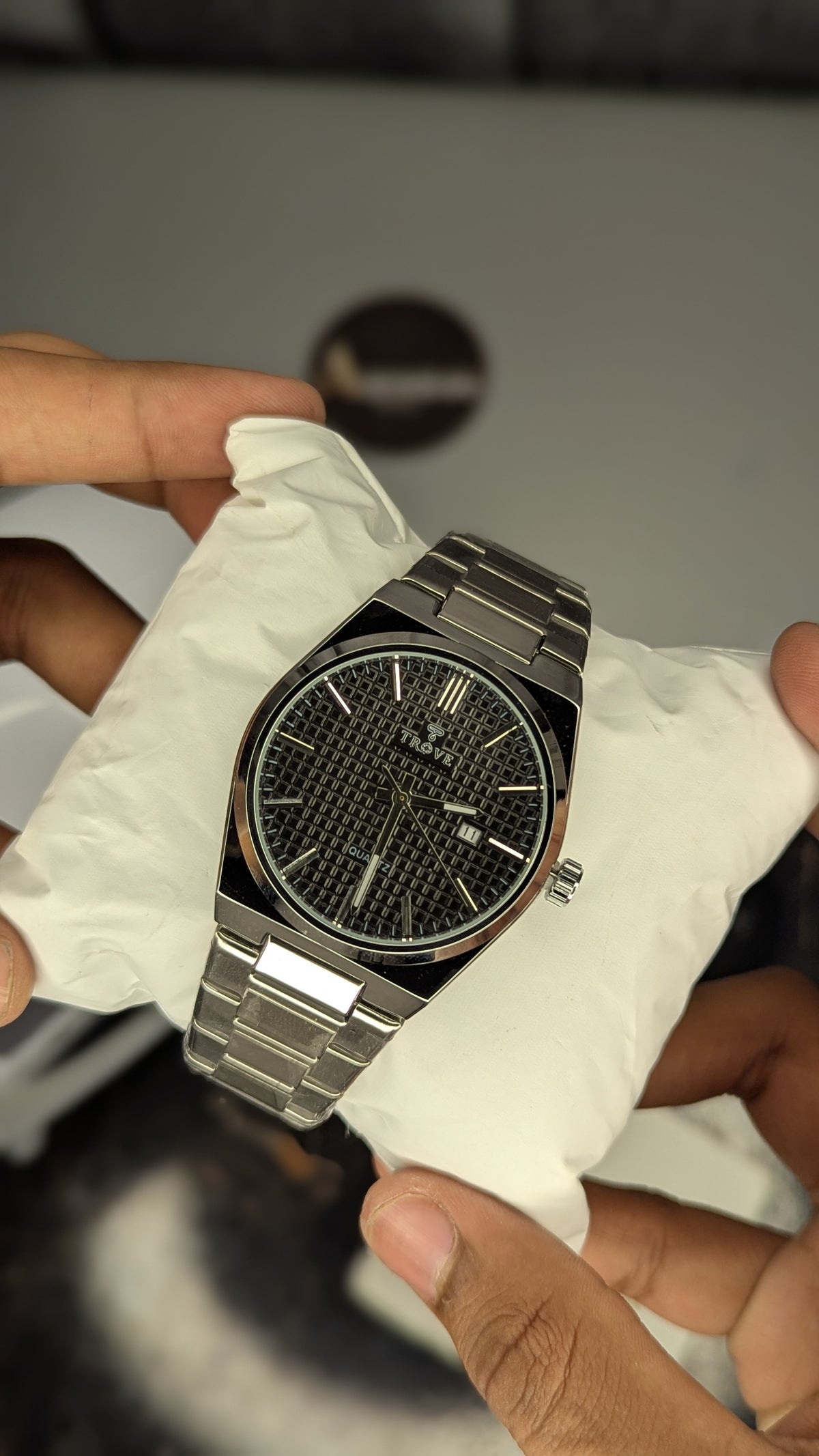 TROVE PRX Silver-Black Dial