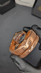 RoseGold Ladies Snake Watch