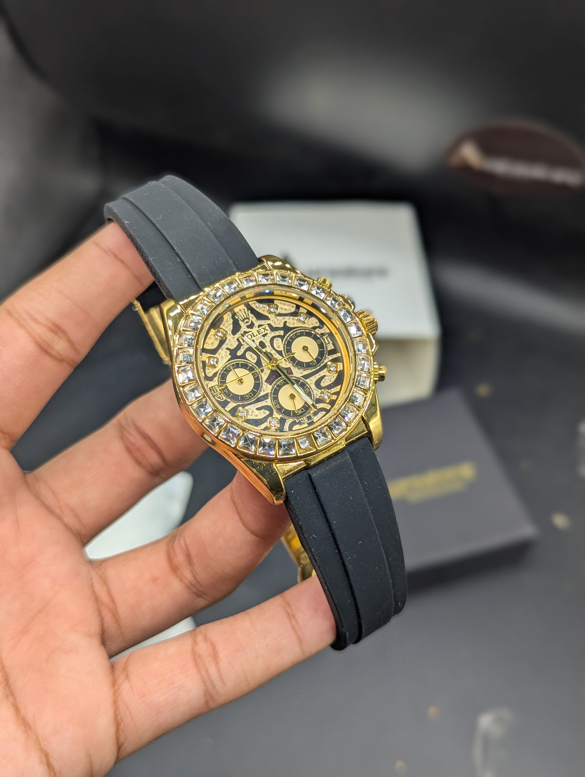 RLX Chronograph working Stone